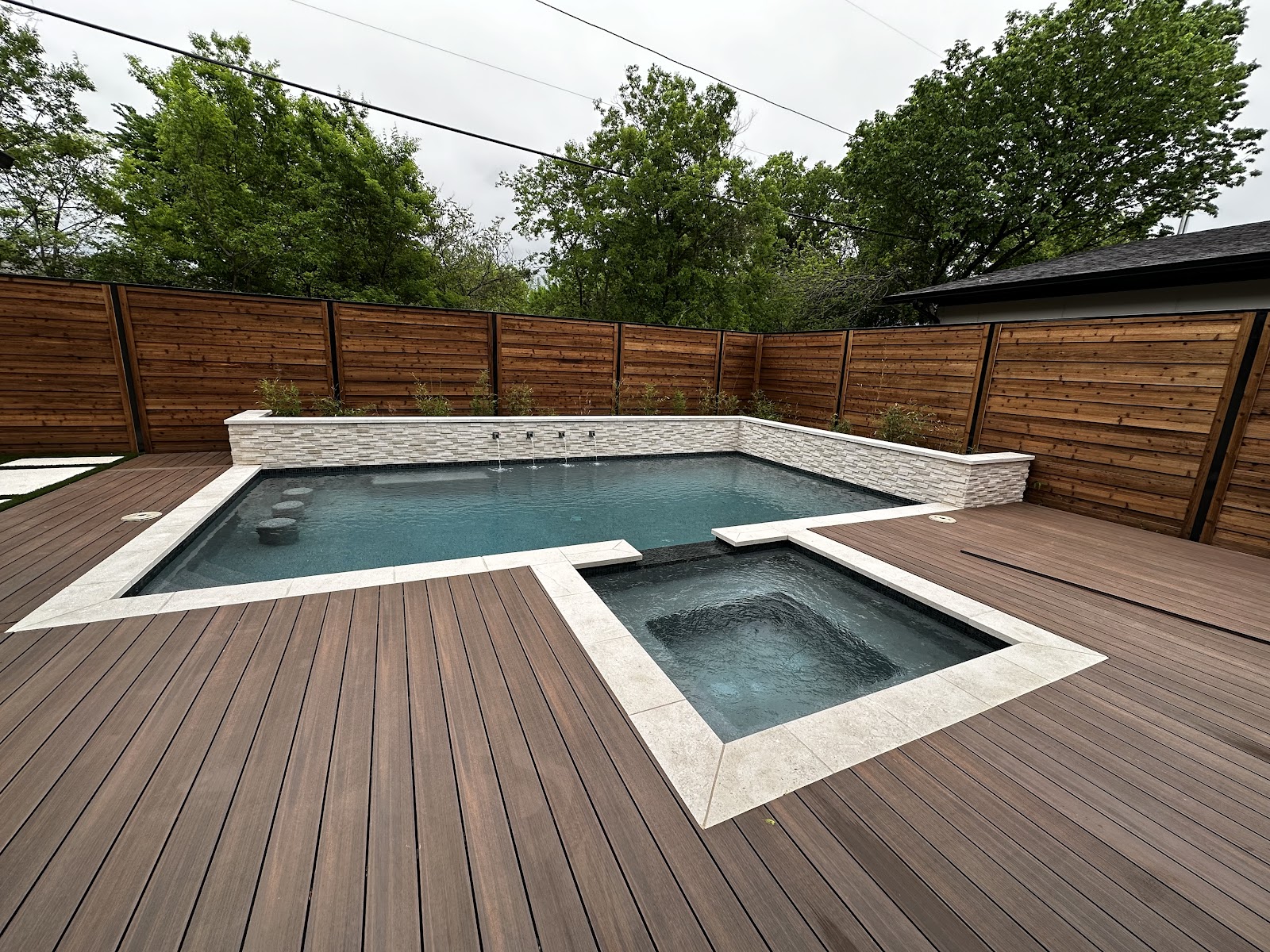 Modern Resort Pool in Wylie